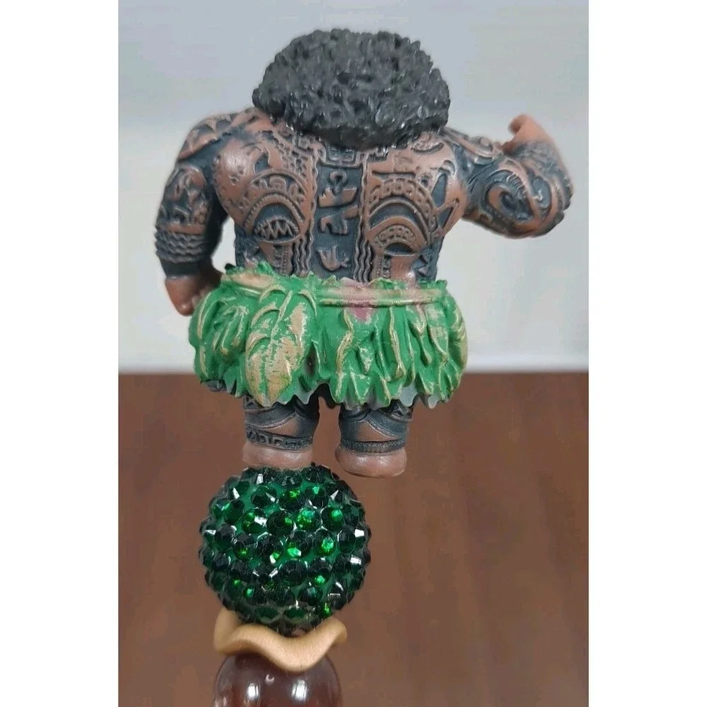 New Disney Moana Maui Demi God PVC Character‎ Handmade Beaded Pen Black Ink 9